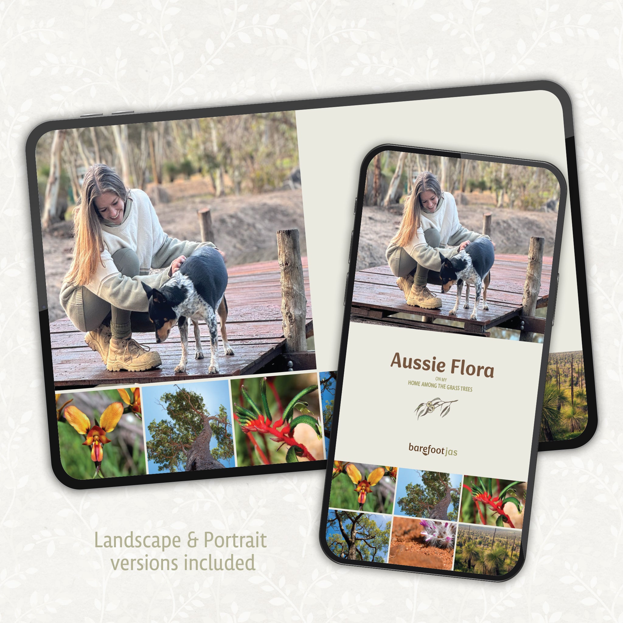 Aussie FLORA on my home among the Grass Trees